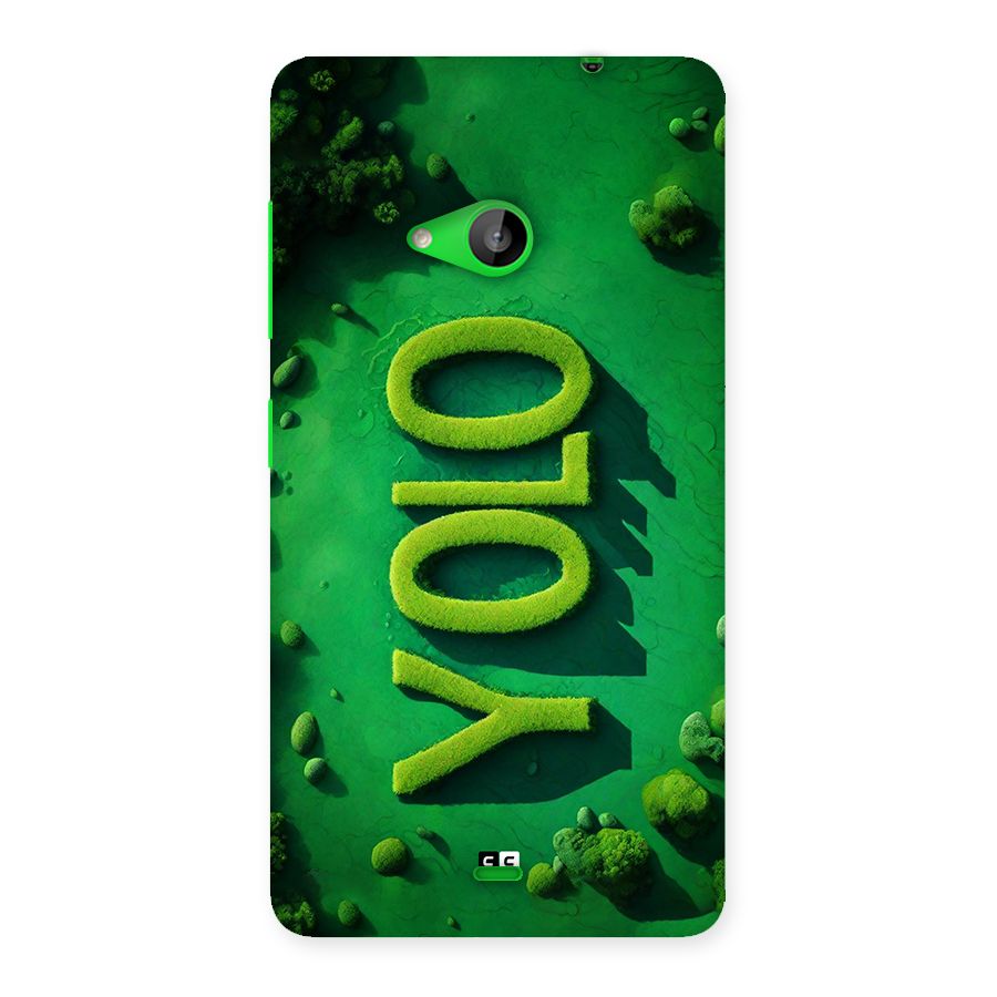Nature Yolo Back Case for Lumia 535