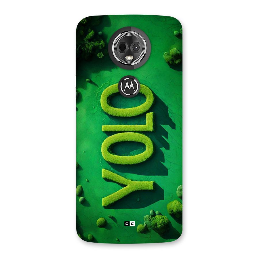 Nature Yolo Back Case for Moto E5 Plus