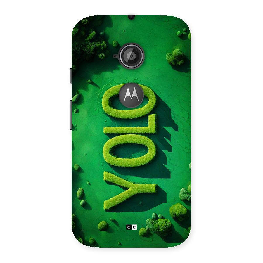 Nature Yolo Back Case for Moto E 2nd Gen