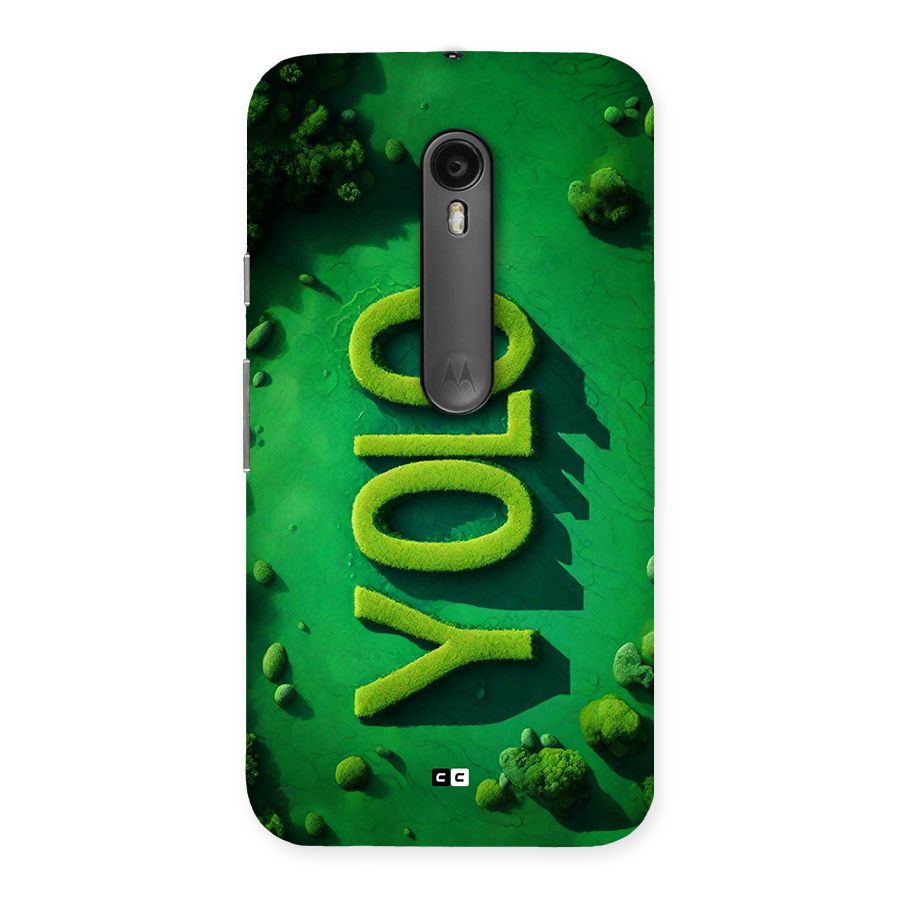 Nature Yolo Back Case for Moto G3