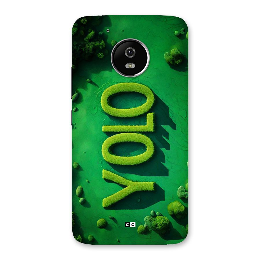 Nature Yolo Back Case for Moto G5