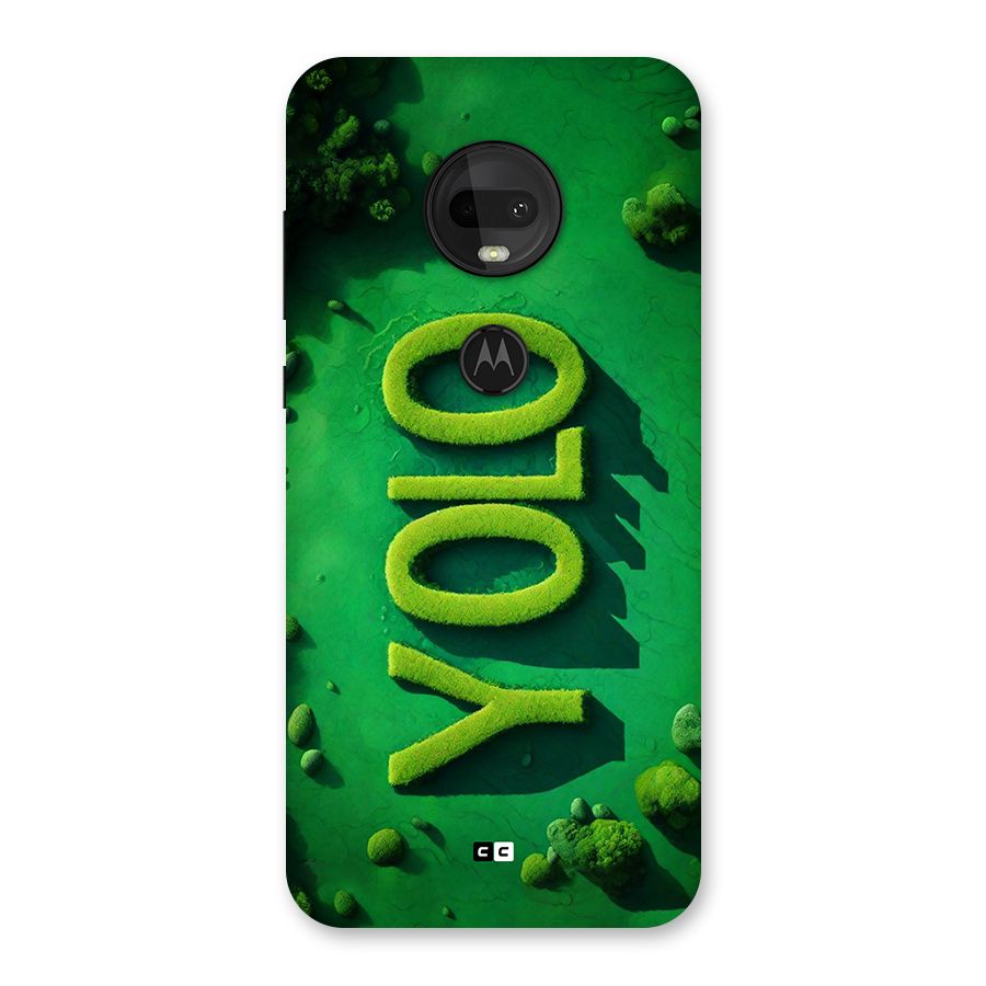 Nature Yolo Back Case for Moto G7