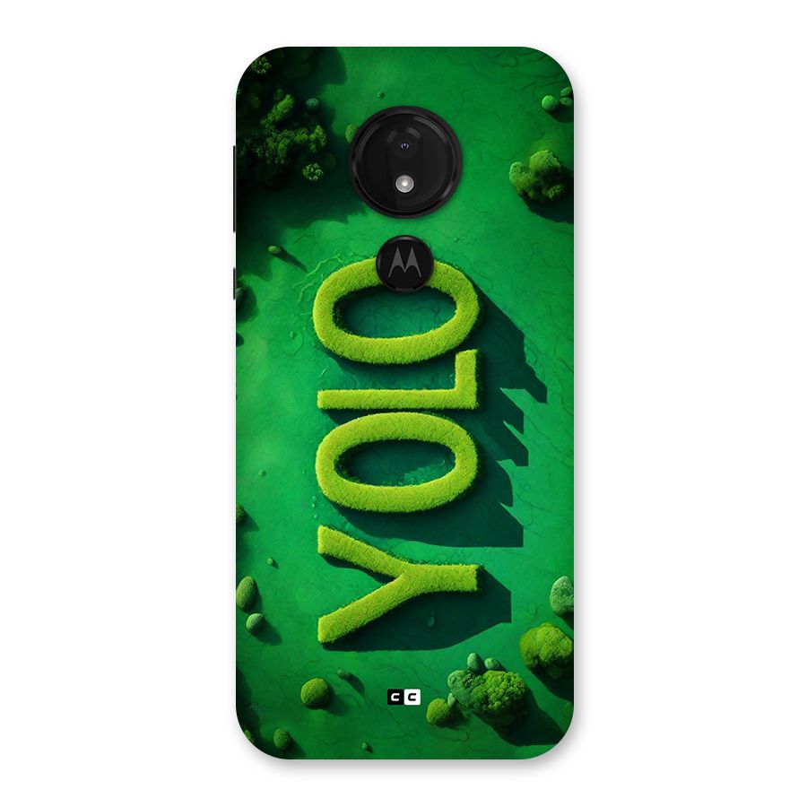 Nature Yolo Back Case for Moto G7 Power