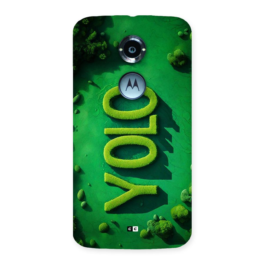 Nature Yolo Back Case for Moto X2