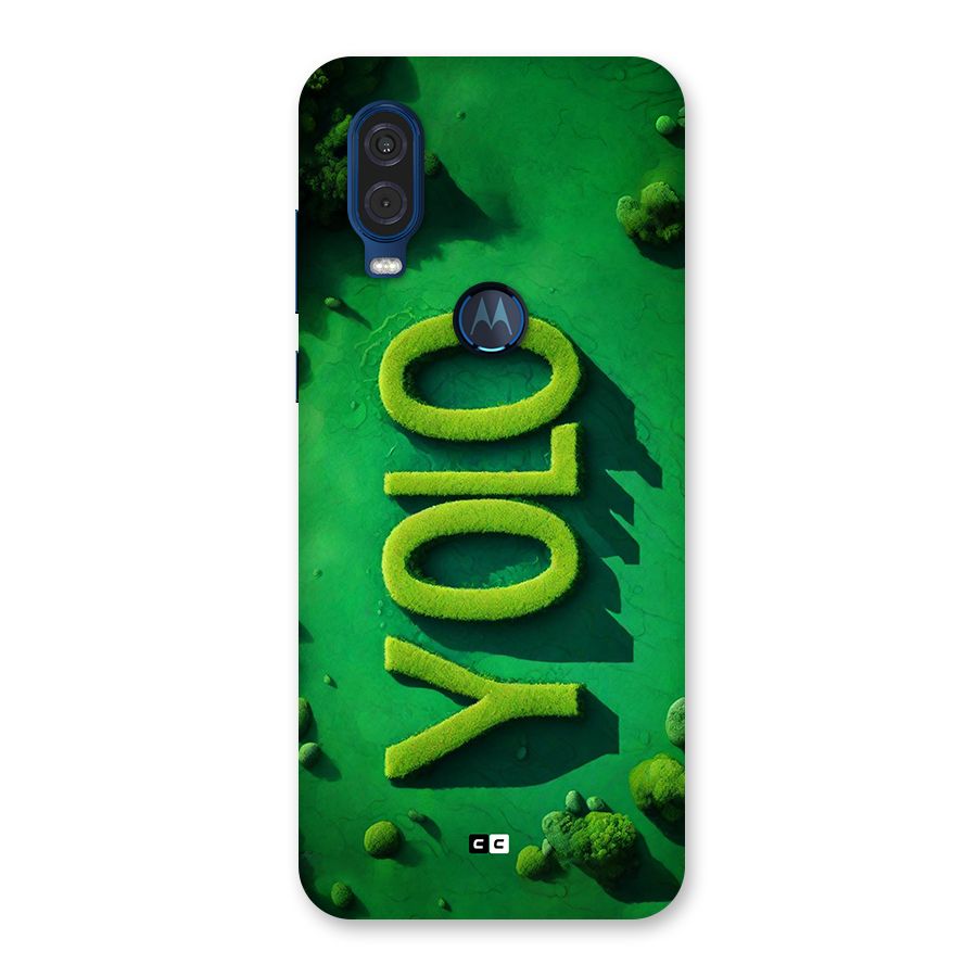 Nature Yolo Back Case for Motorola One Vision