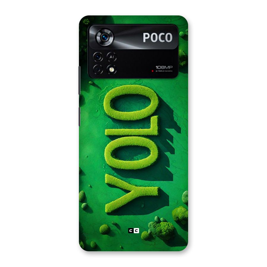 Nature Yolo Back Case for Poco X4 Pro 5G