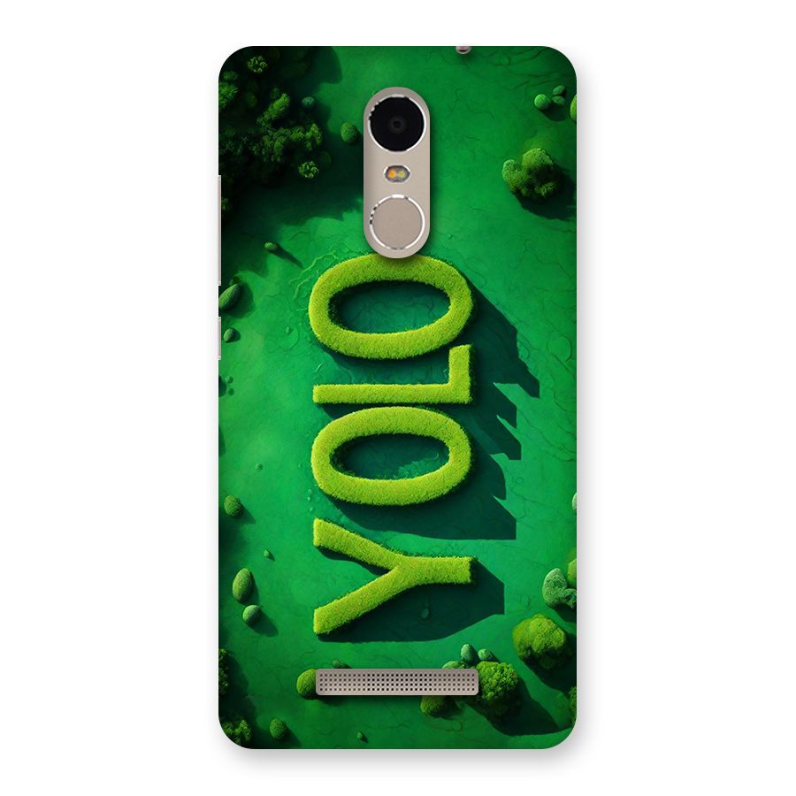 Nature Yolo Back Case for Redmi Note 3