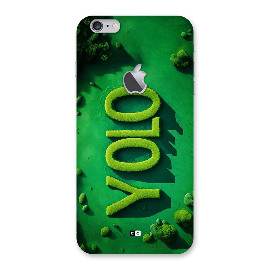 Nature Yolo Back Case for iPhone 6 Plus 6S Plus Logo Cut
