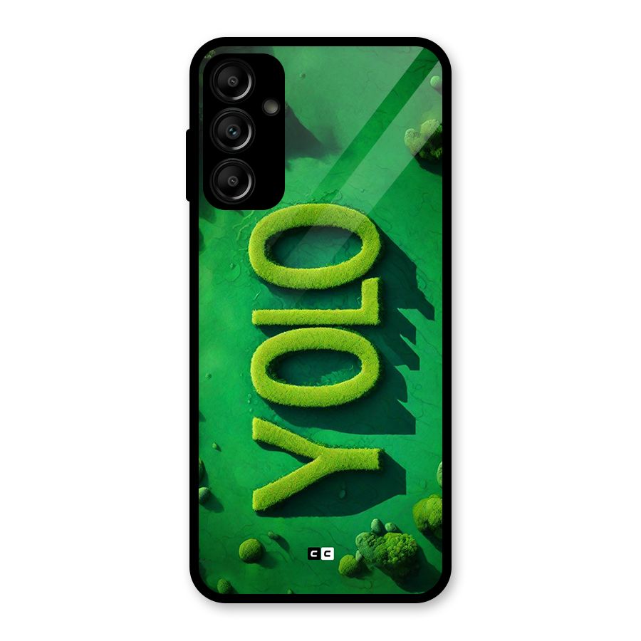 Nature Yolo Glass Back Case for Galaxy A14 5G