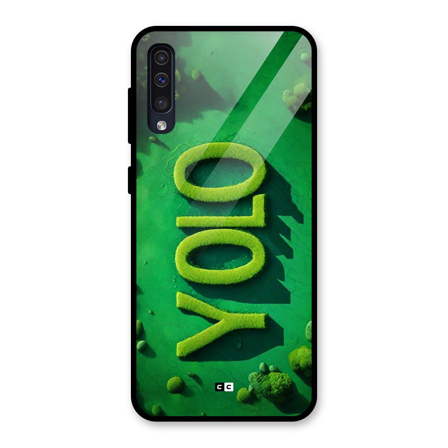 Nature Yolo Glass Back Case for Galaxy A30s