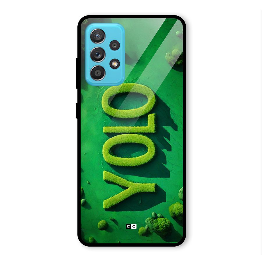 Nature Yolo Glass Back Case for Galaxy A52