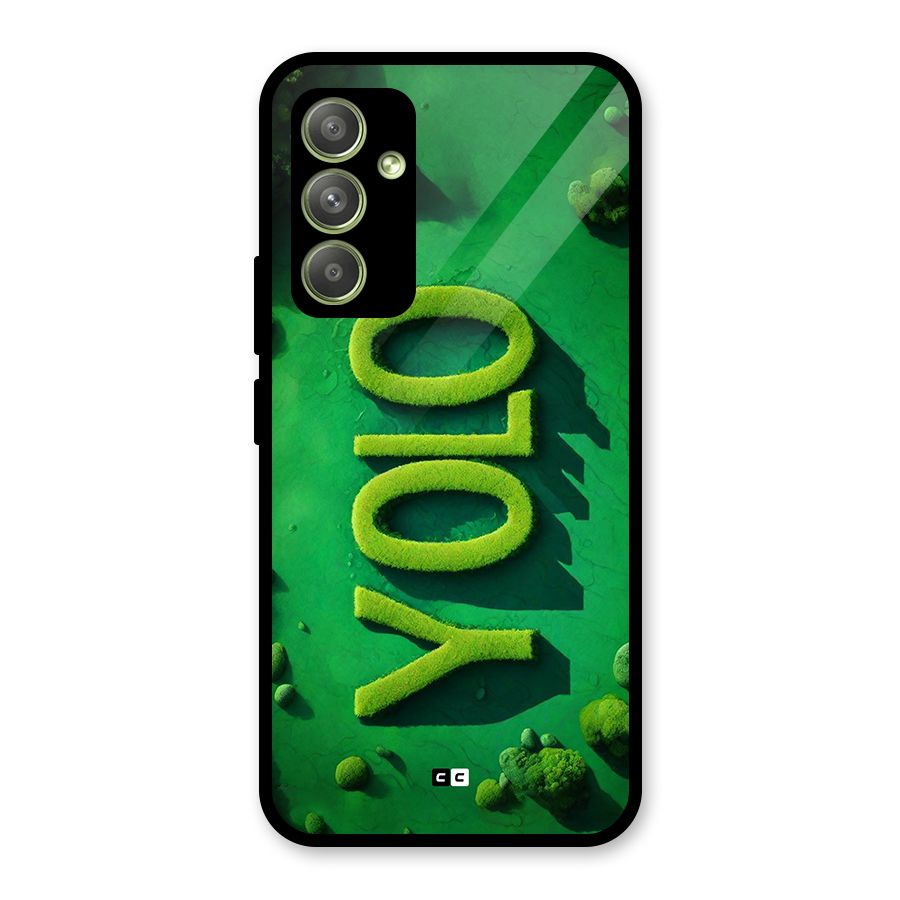 Nature Yolo Glass Back Case for Galaxy A54