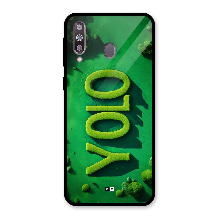 Nature Yolo Glass Back Case for Galaxy M30