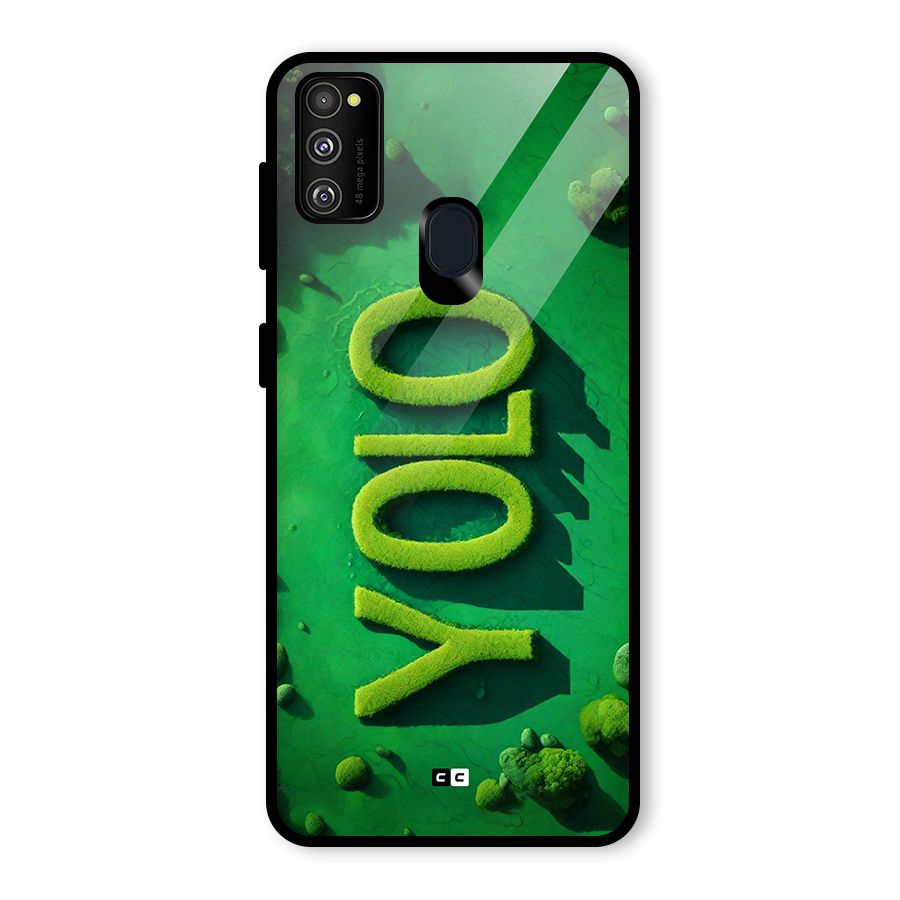 Nature Yolo Glass Back Case for Galaxy M30s