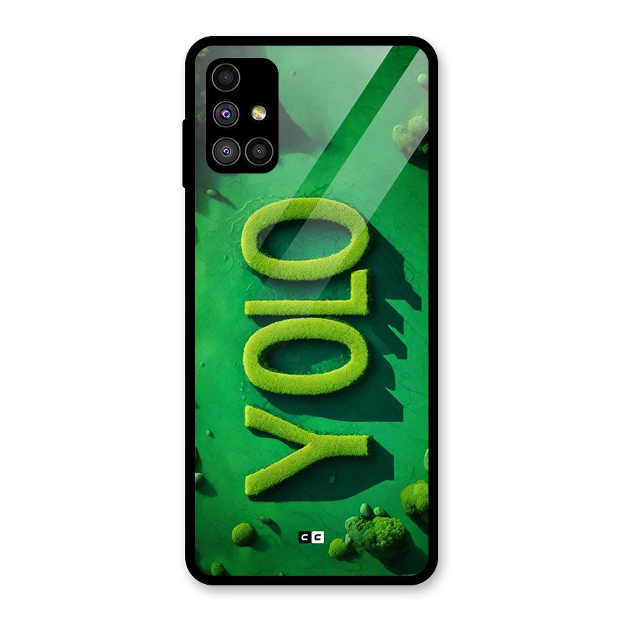 Nature Yolo Glass Back Case for Galaxy M51