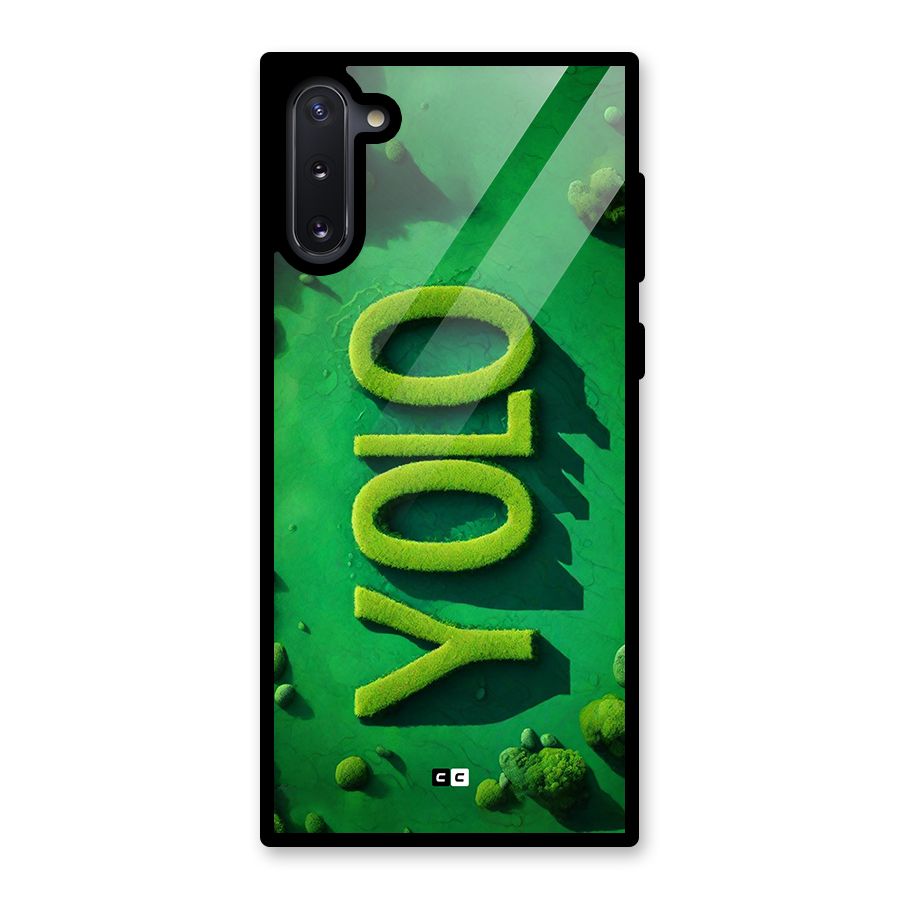 Nature Yolo Glass Back Case for Galaxy Note 10