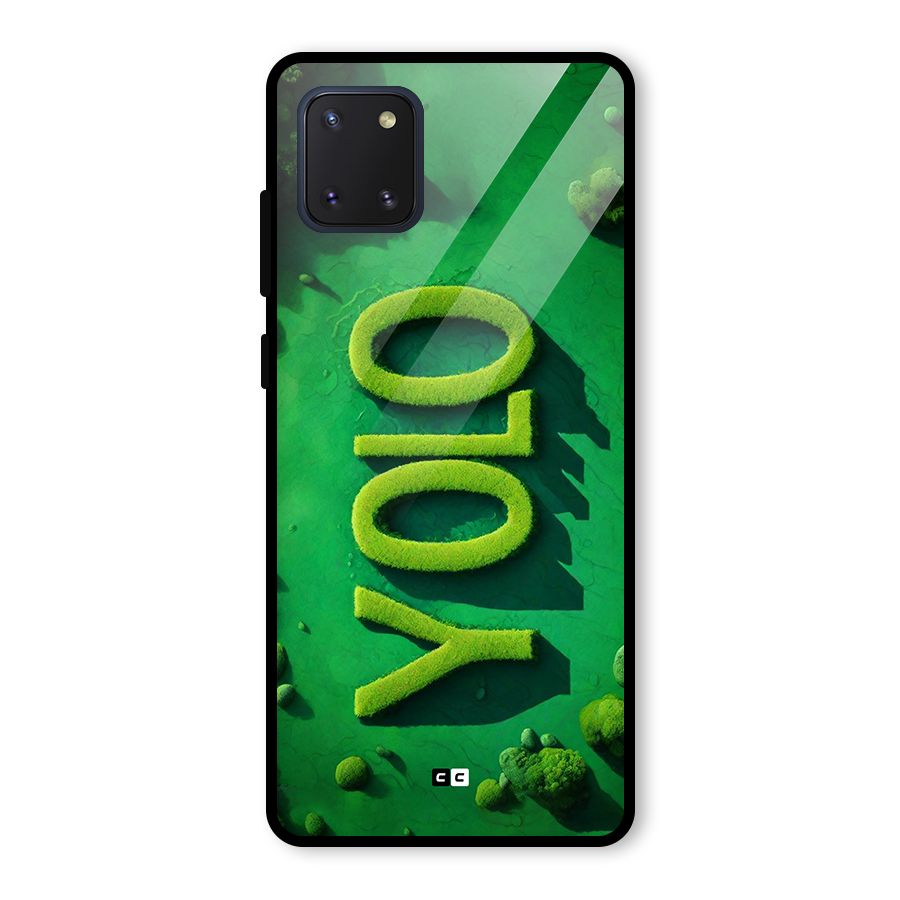 Nature Yolo Glass Back Case for Galaxy Note 10 Lite