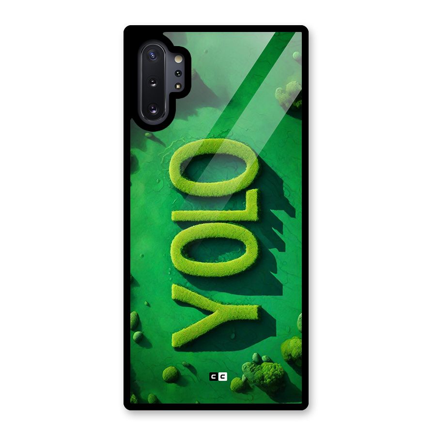 Nature Yolo Glass Back Case for Galaxy Note 10 Plus