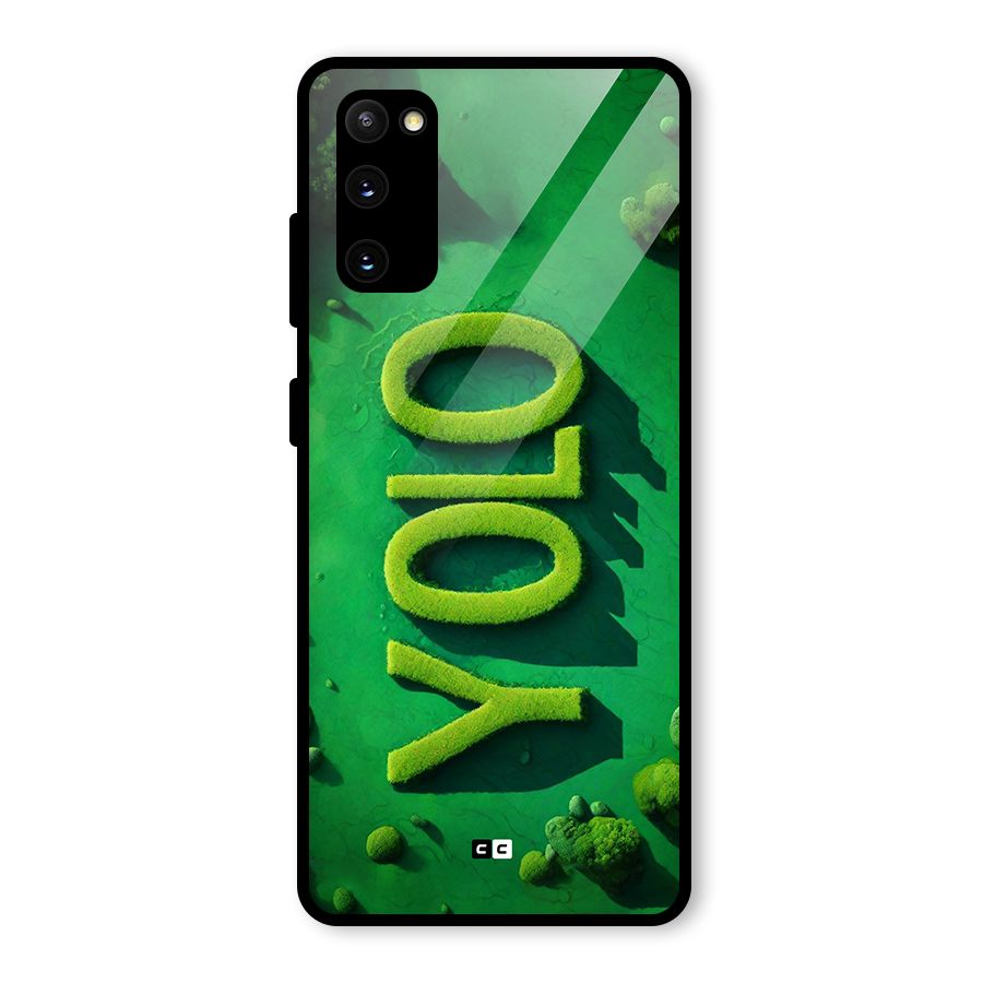 Nature Yolo Glass Back Case for Galaxy S20 FE 5G