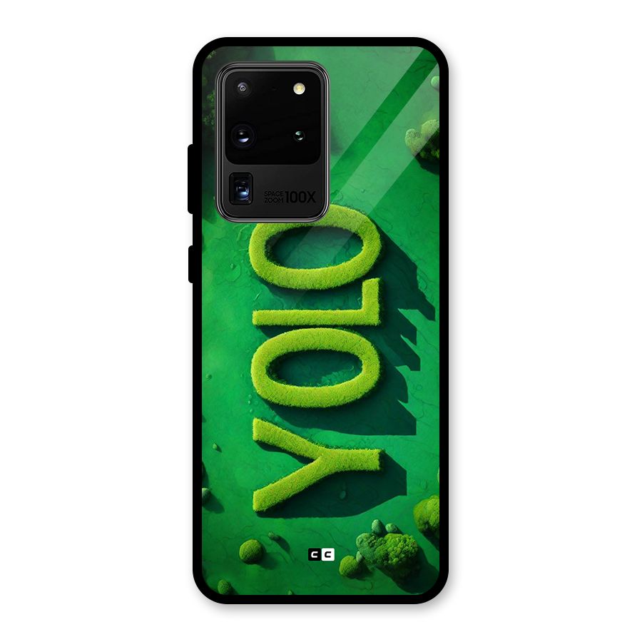 Nature Yolo Glass Back Case for Galaxy S20 Ultra