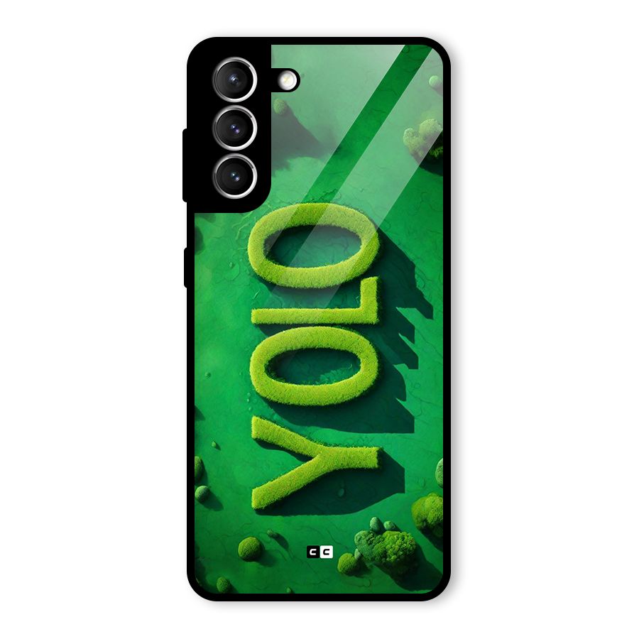 Nature Yolo Glass Back Case for Galaxy S21 5G