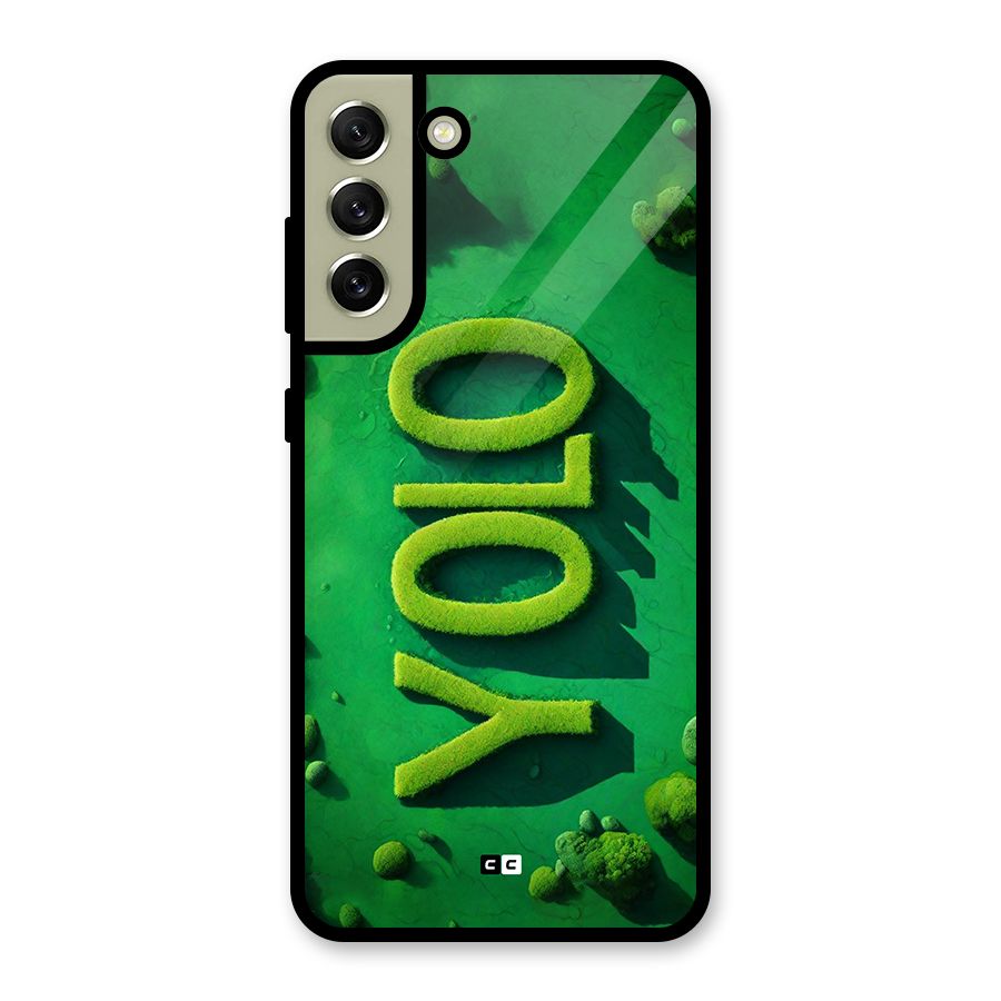 Nature Yolo Glass Back Case for Galaxy S21 FE 5G