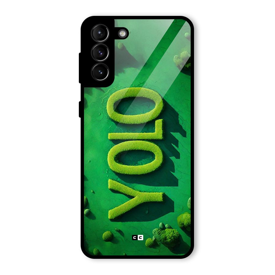 Nature Yolo Glass Back Case for Galaxy S21 Plus