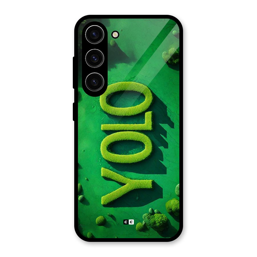 Nature Yolo Glass Back Case for Galaxy S23