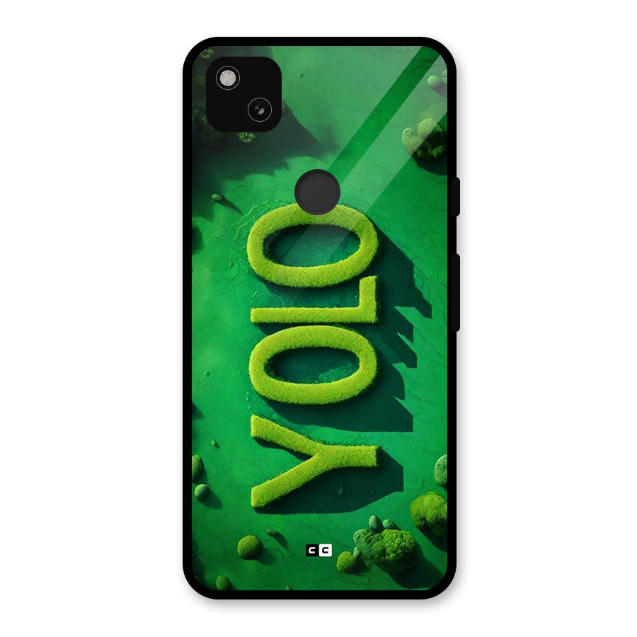 Nature Yolo Glass Back Case for Google Pixel 4a