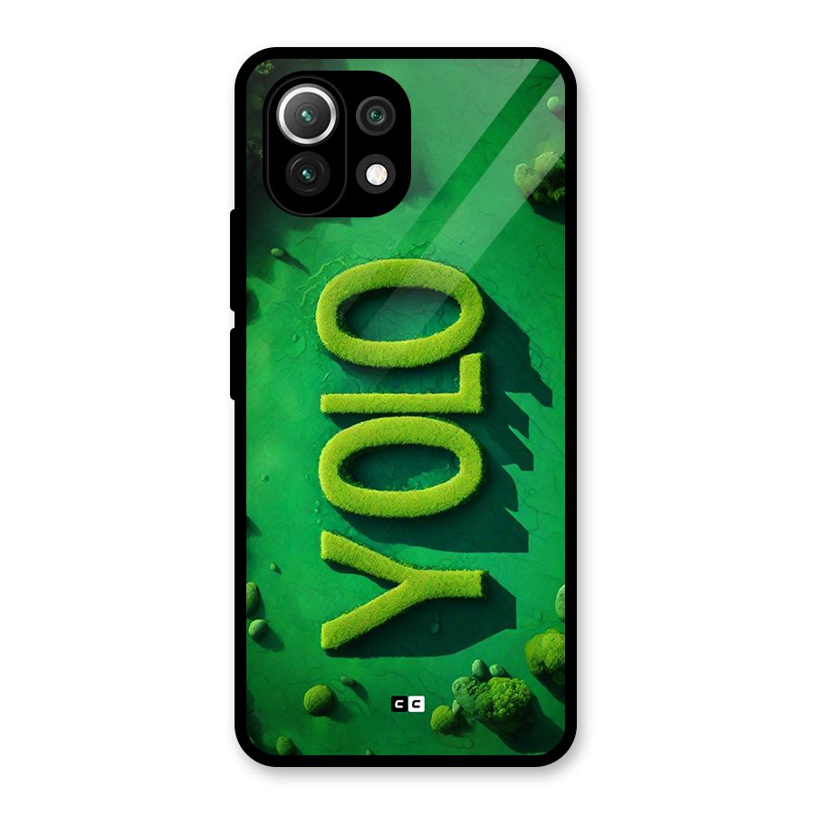 Nature Yolo Glass Back Case for Mi 11 Lite