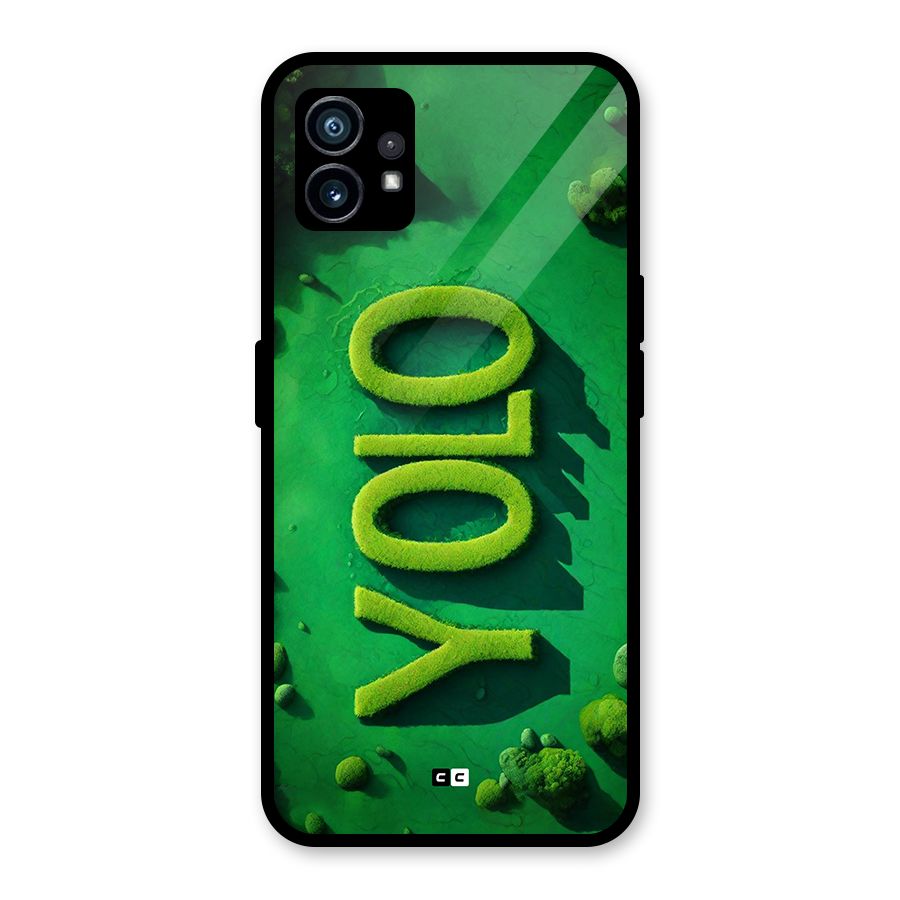 Nature Yolo Glass Back Case for Nothing Phone 1