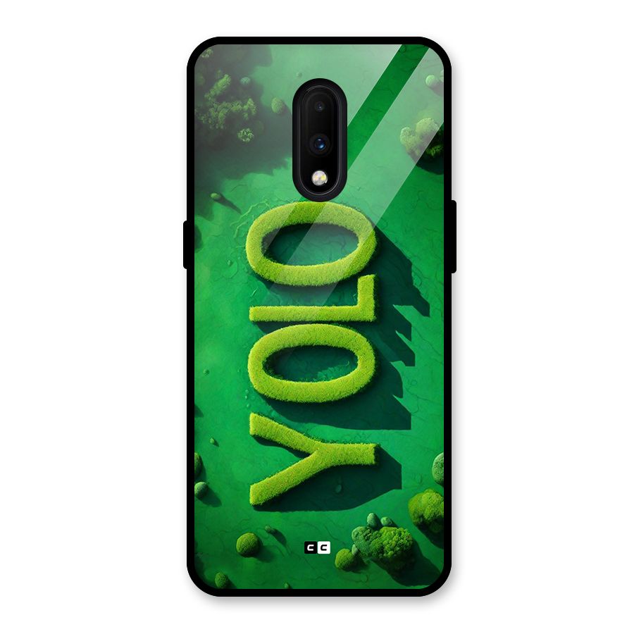 Nature Yolo Glass Back Case for OnePlus 7