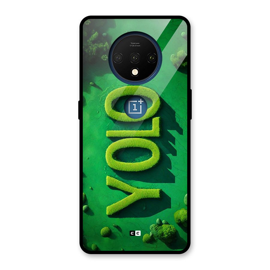Nature Yolo Glass Back Case for OnePlus 7T