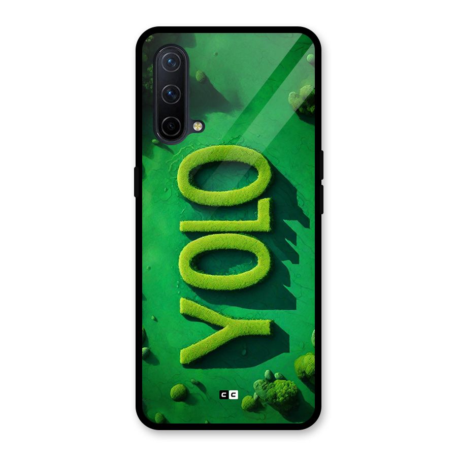 Nature Yolo Glass Back Case for OnePlus Nord CE 5G