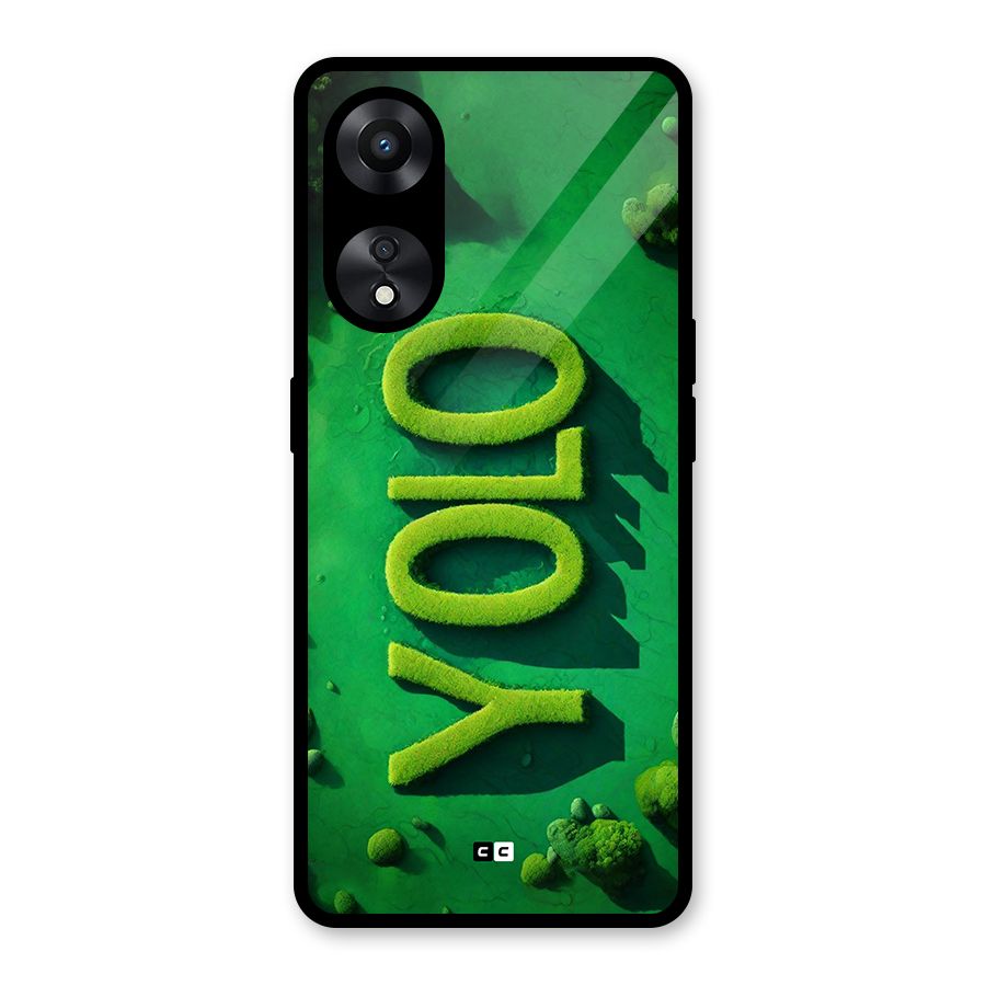 Nature Yolo Glass Back Case for Oppo A78