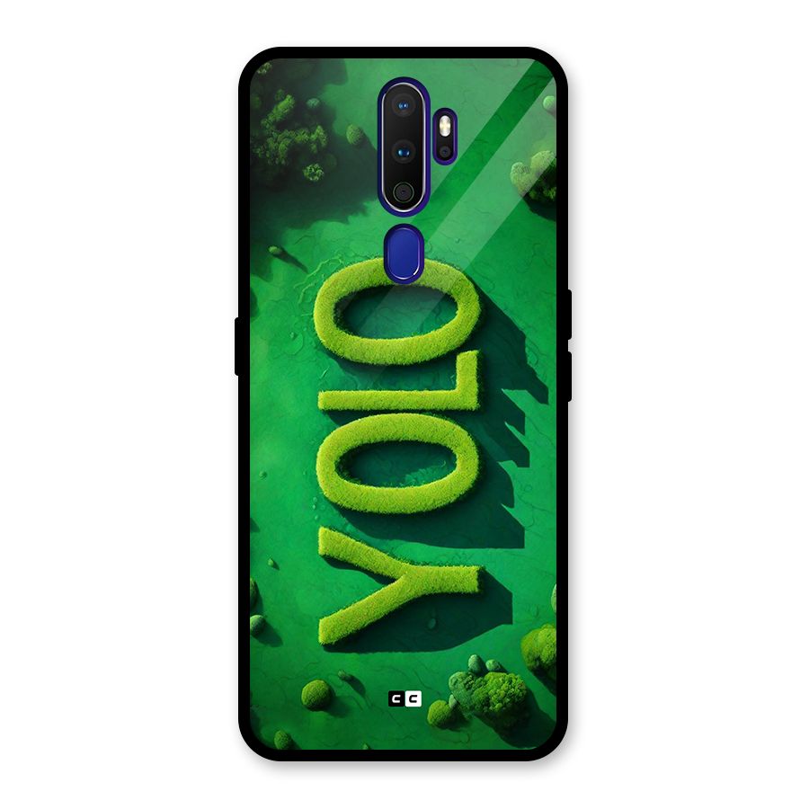 Nature Yolo Glass Back Case for Oppo A9 (2020)