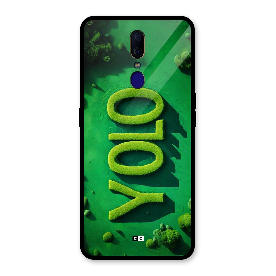 Nature Yolo Glass Back Case for Oppo F11