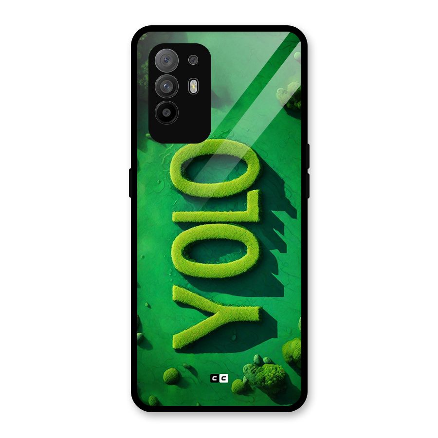 Nature Yolo Glass Back Case for Oppo F19 Pro Plus 5G