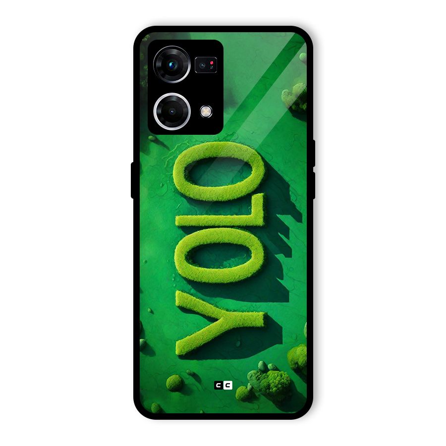 Nature Yolo Glass Back Case for Oppo F21 Pro 4G