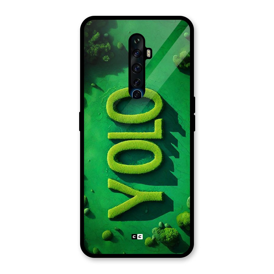 Nature Yolo Glass Back Case for Oppo Reno2 F