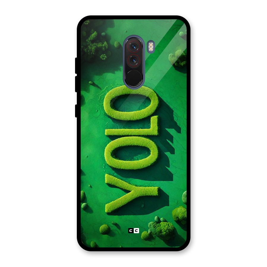 Nature Yolo Glass Back Case for Poco F1