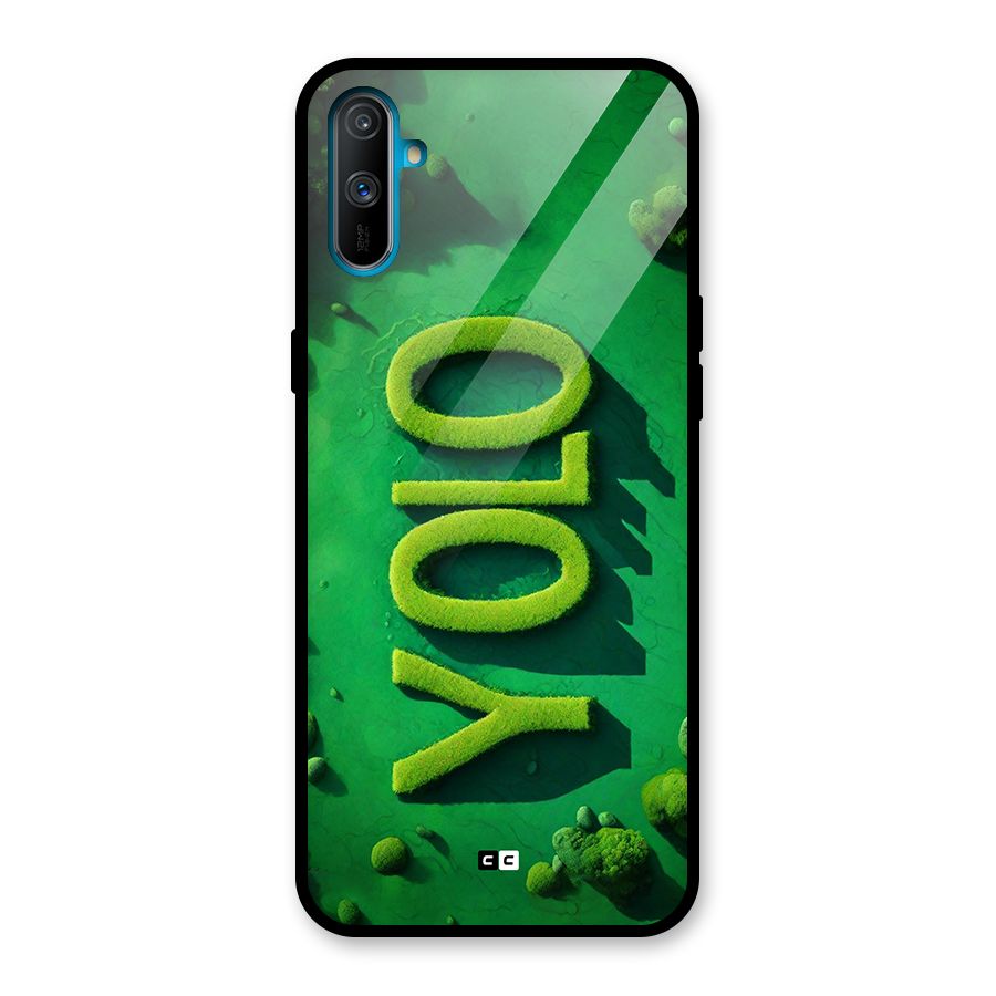 Nature Yolo Glass Back Case for Realme C3