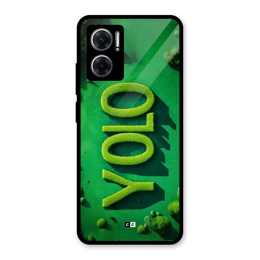 Nature Yolo Glass Back Case for Redmi 11 Prime 5G