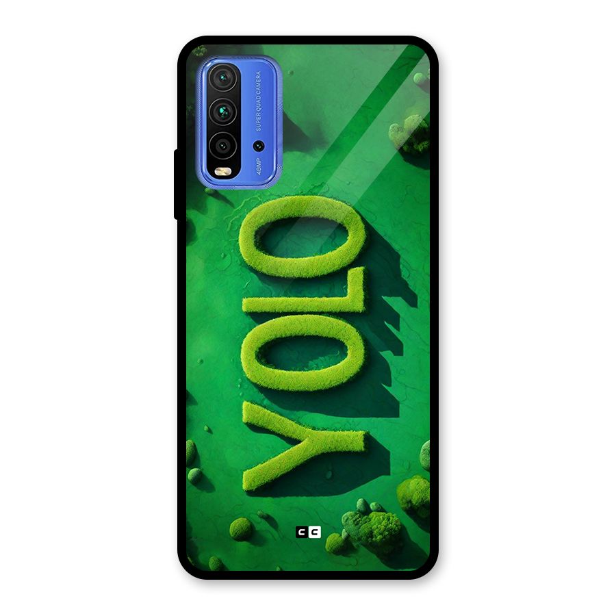 Nature Yolo Glass Back Case for Redmi 9 Power