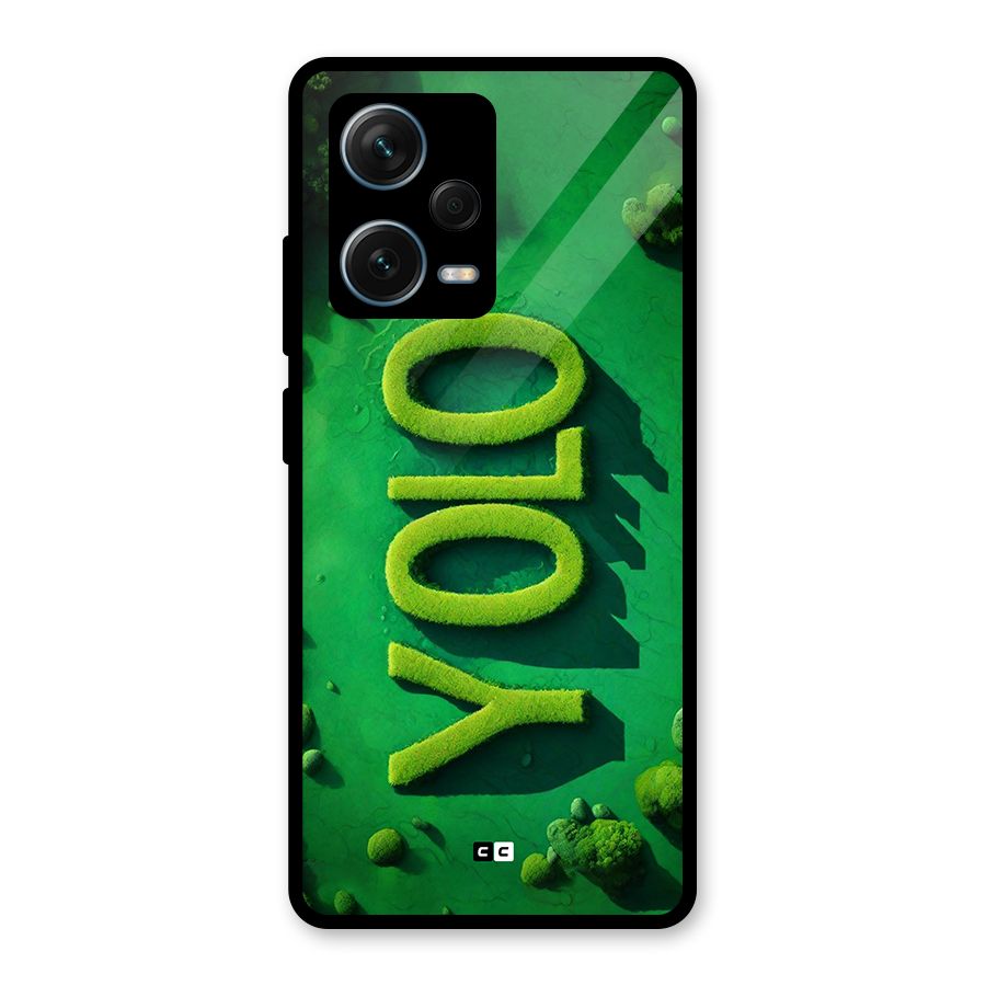 Nature Yolo Glass Back Case for Redmi Note 12 Pro Plus 5G