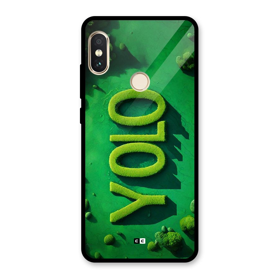 Nature Yolo Glass Back Case for Redmi Note 5 Pro