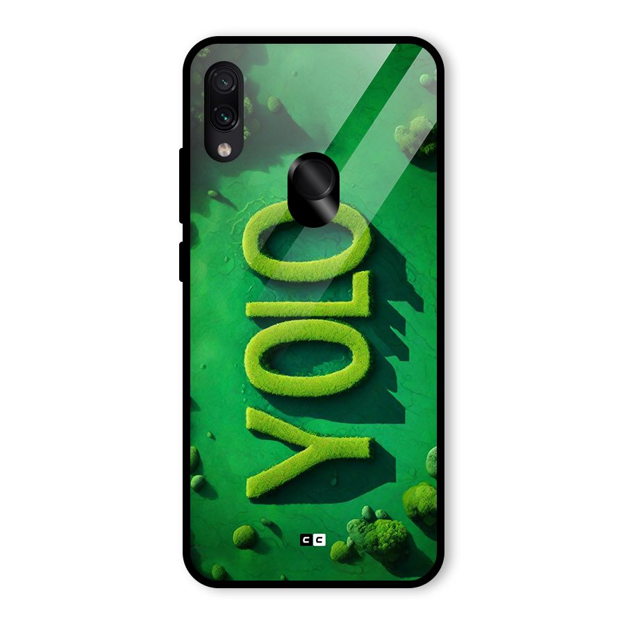 Nature Yolo Glass Back Case for Redmi Note 7 Pro