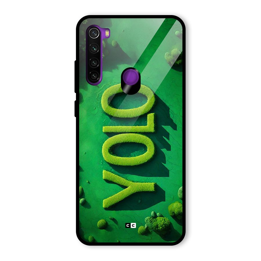 Nature Yolo Glass Back Case for Redmi Note 8