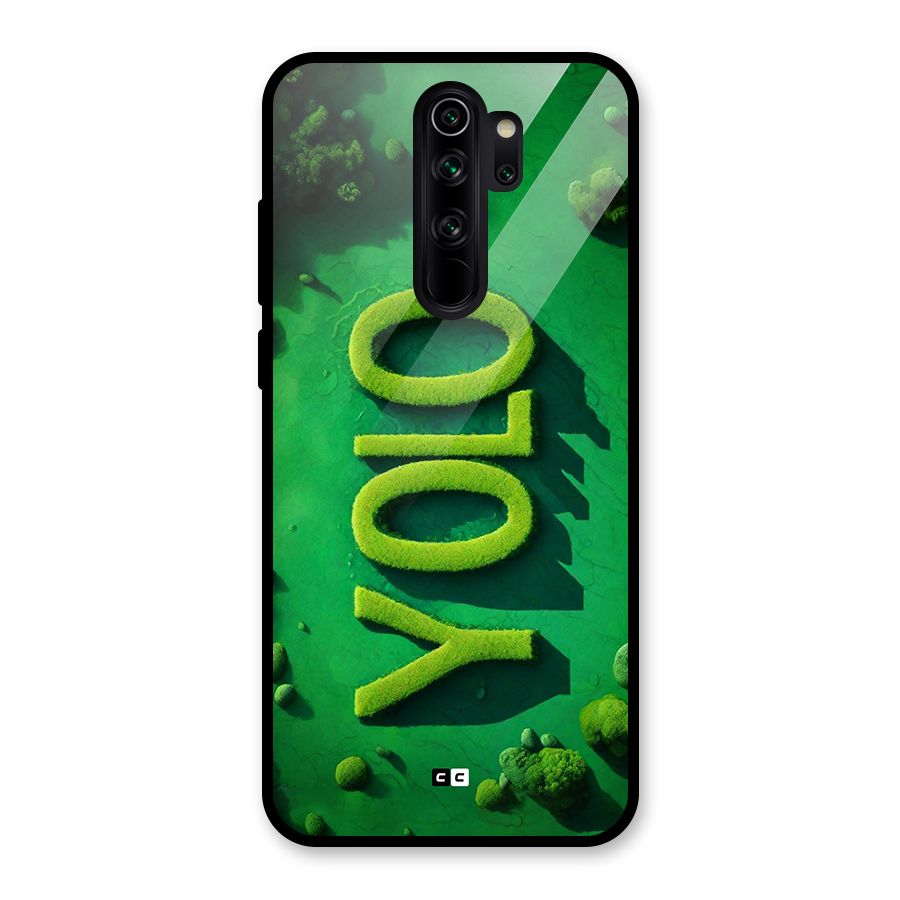 Nature Yolo Glass Back Case for Redmi Note 8 Pro