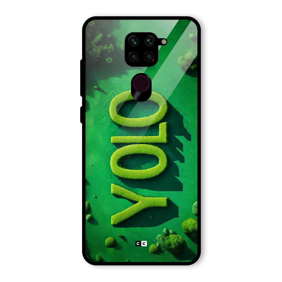 Nature Yolo Glass Back Case for Redmi Note 9
